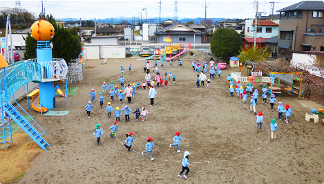 広々とした園